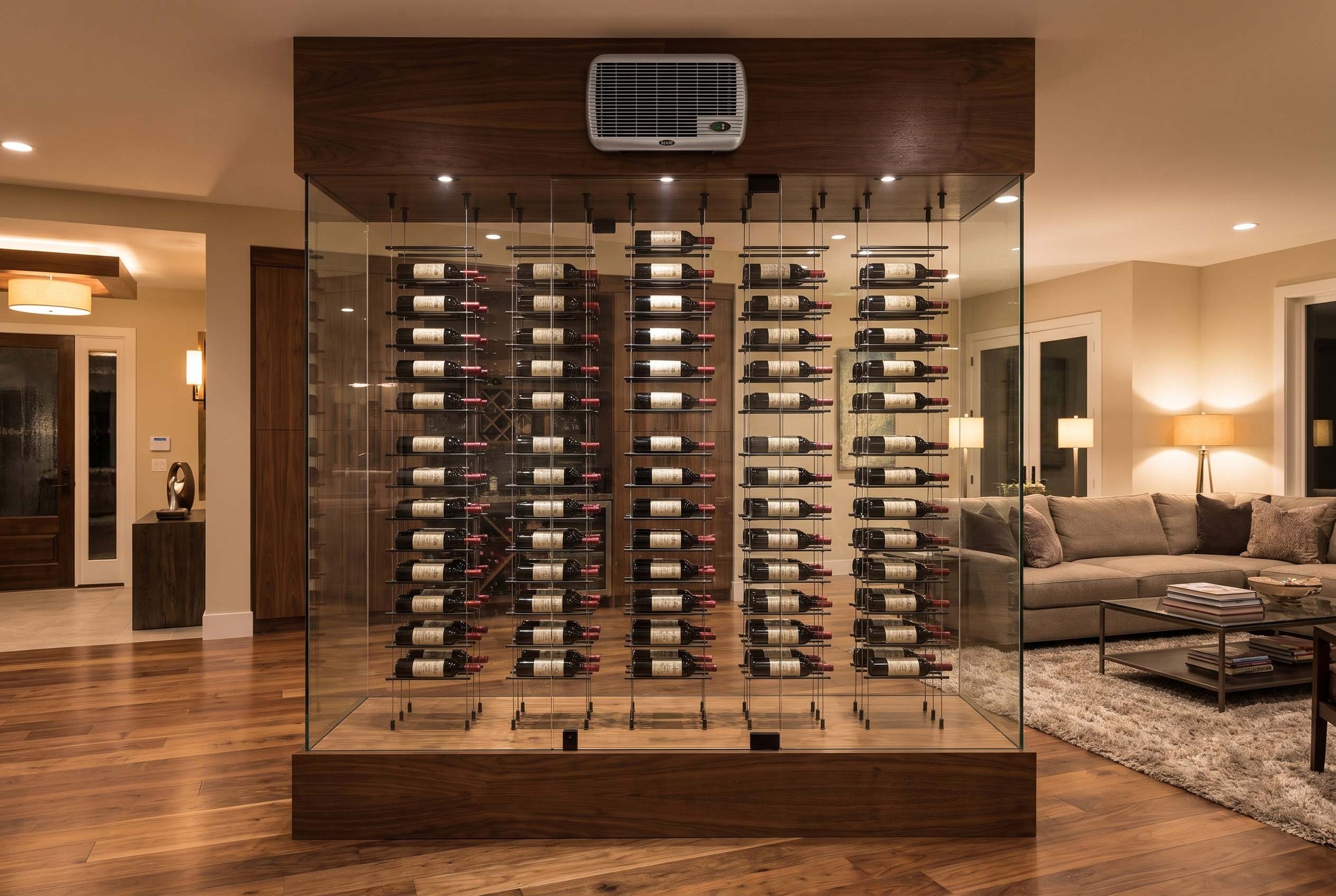 KoolR through-the-wall wine cellar cooling unit